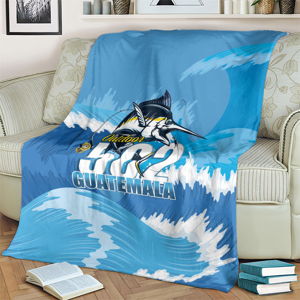 Blue Marlin Fishing Guatemala Blanket Makaira Nigricans 502 Outdoor Hobby