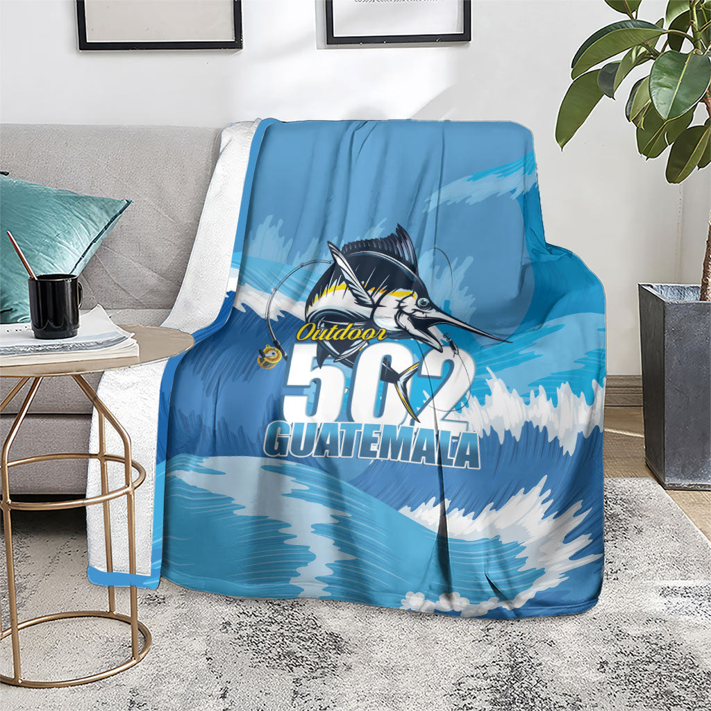 Blue Marlin Fishing Guatemala Blanket Makaira Nigricans 502 Outdoor Hobby