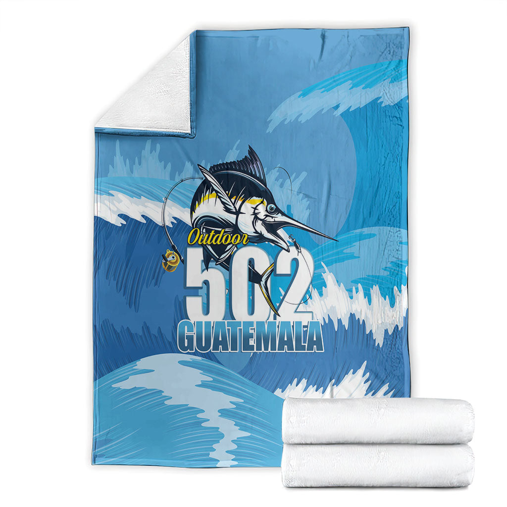 Blue Marlin Fishing Guatemala Blanket Makaira Nigricans 502 Outdoor Hobby