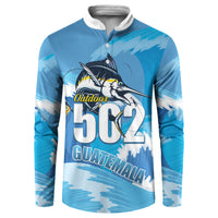 Blue Marlin Fishing Guatemala Button Sweatshirt Makaira Nigricans 502 Outdoor Hobby