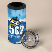 Blue Marlin Fishing Guatemala 4 in 1 Can Cooler Tumbler Makaira Nigricans 502 Outdoor Hobby