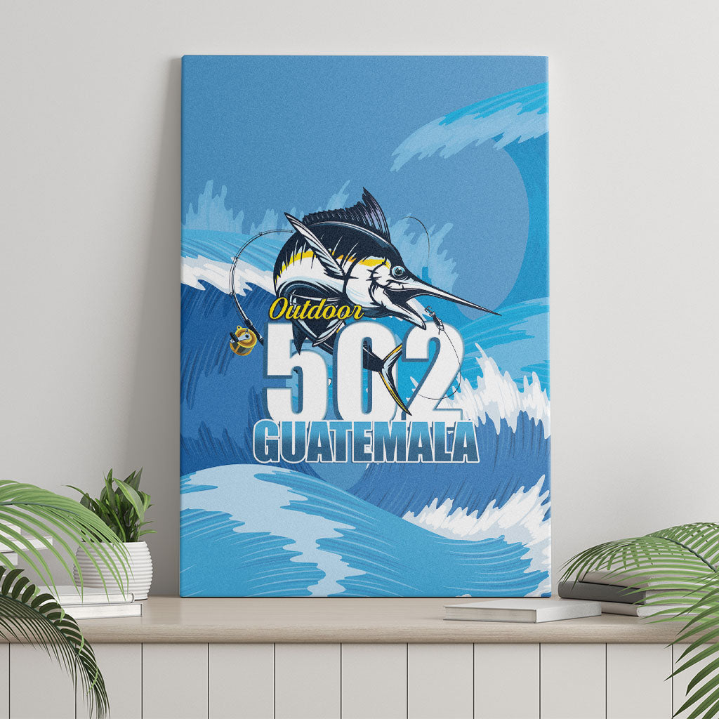 Blue Marlin Fishing Guatemala Canvas Wall Art Makaira Nigricans 502 Outdoor Hobby