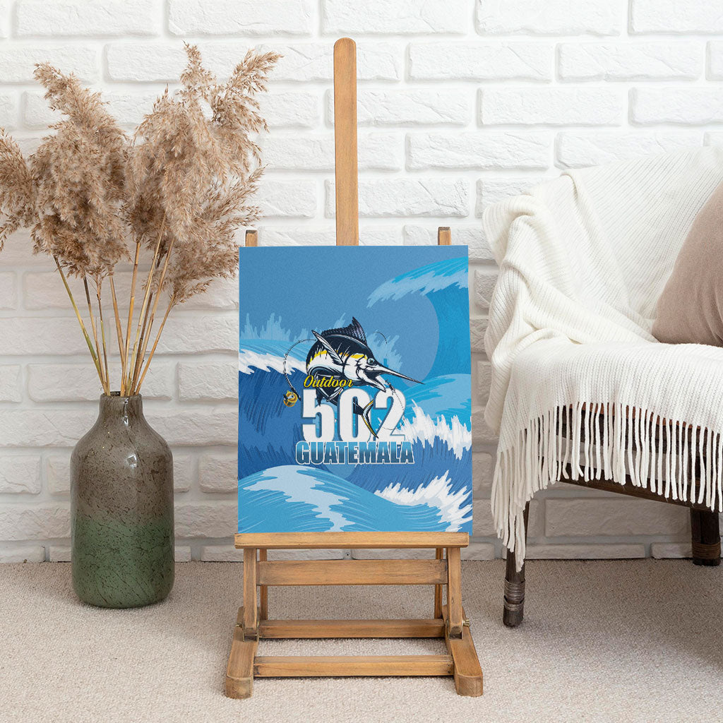 Blue Marlin Fishing Guatemala Canvas Wall Art Makaira Nigricans 502 Outdoor Hobby