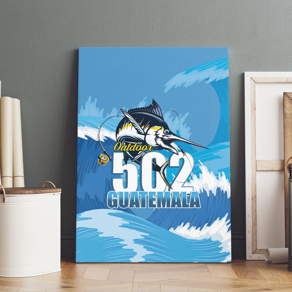 Blue Marlin Fishing Guatemala Canvas Wall Art Makaira Nigricans 502 Outdoor Hobby
