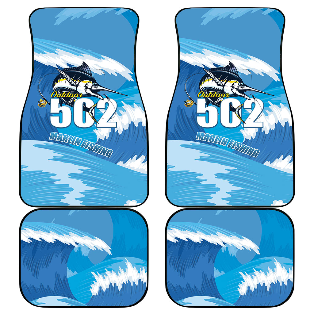 Blue Marlin Fishing Guatemala Car Mats Makaira Nigricans 502 Outdoor Hobby