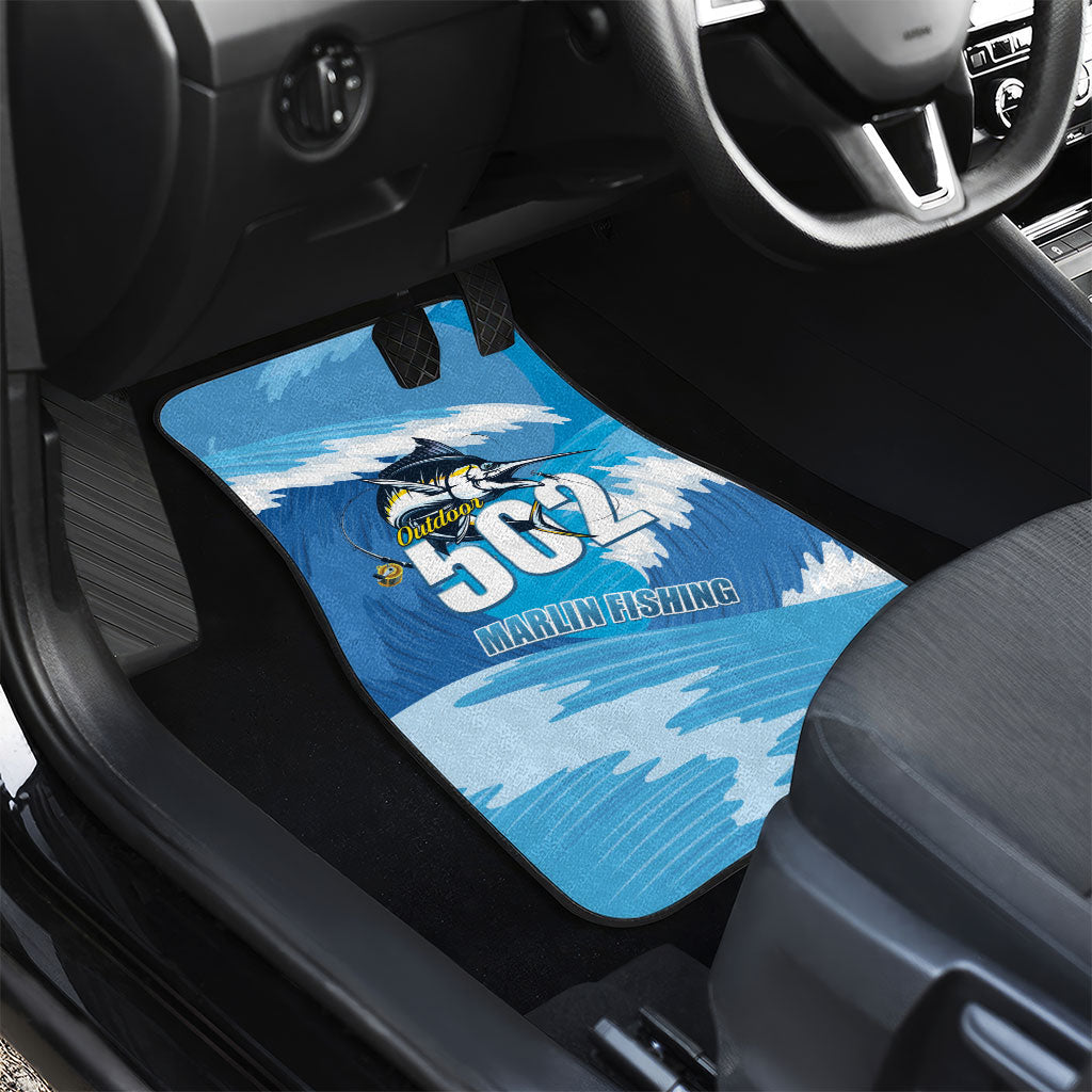 Blue Marlin Fishing Guatemala Car Mats Makaira Nigricans 502 Outdoor Hobby