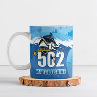 Blue Marlin Fishing Guatemala Ceramic Mug Makaira Nigricans 502 Outdoor Hobby