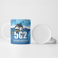 Blue Marlin Fishing Guatemala Ceramic Mug Makaira Nigricans 502 Outdoor Hobby