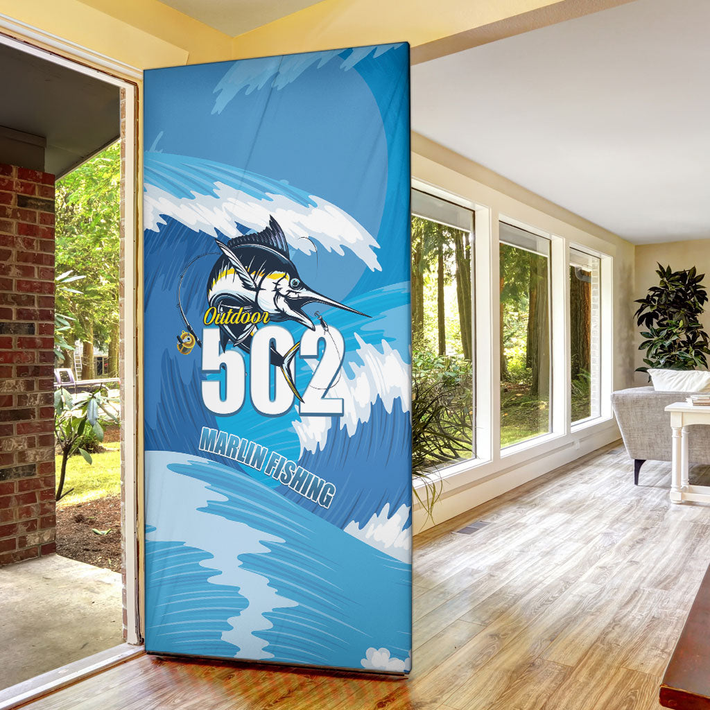 Blue Marlin Fishing Guatemala Door Cover Makaira Nigricans 502 Outdoor Hobby