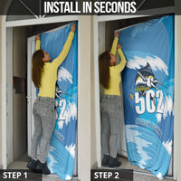 Blue Marlin Fishing Guatemala Door Cover Makaira Nigricans 502 Outdoor Hobby