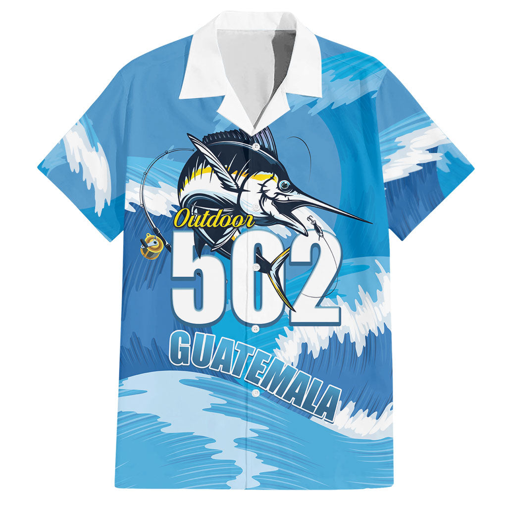 Blue Marlin Fishing Guatemala Hawaiian Shirt Makaira Nigricans 502 Outdoor Hobby