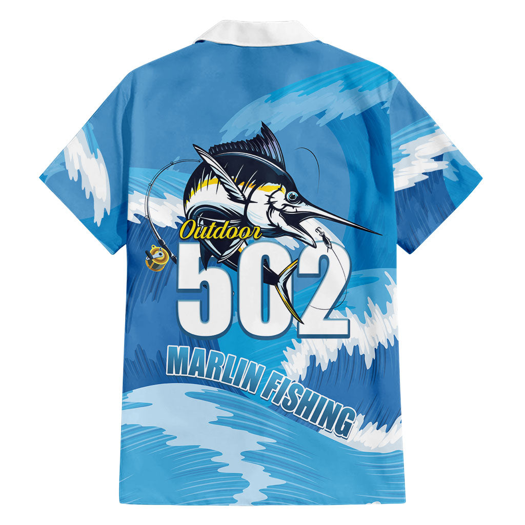 Blue Marlin Fishing Guatemala Hawaiian Shirt Makaira Nigricans 502 Outdoor Hobby