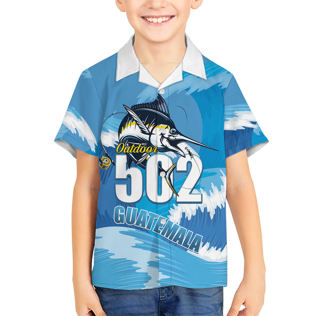 Blue Marlin Fishing Guatemala Hawaiian Shirt Makaira Nigricans 502 Outdoor Hobby
