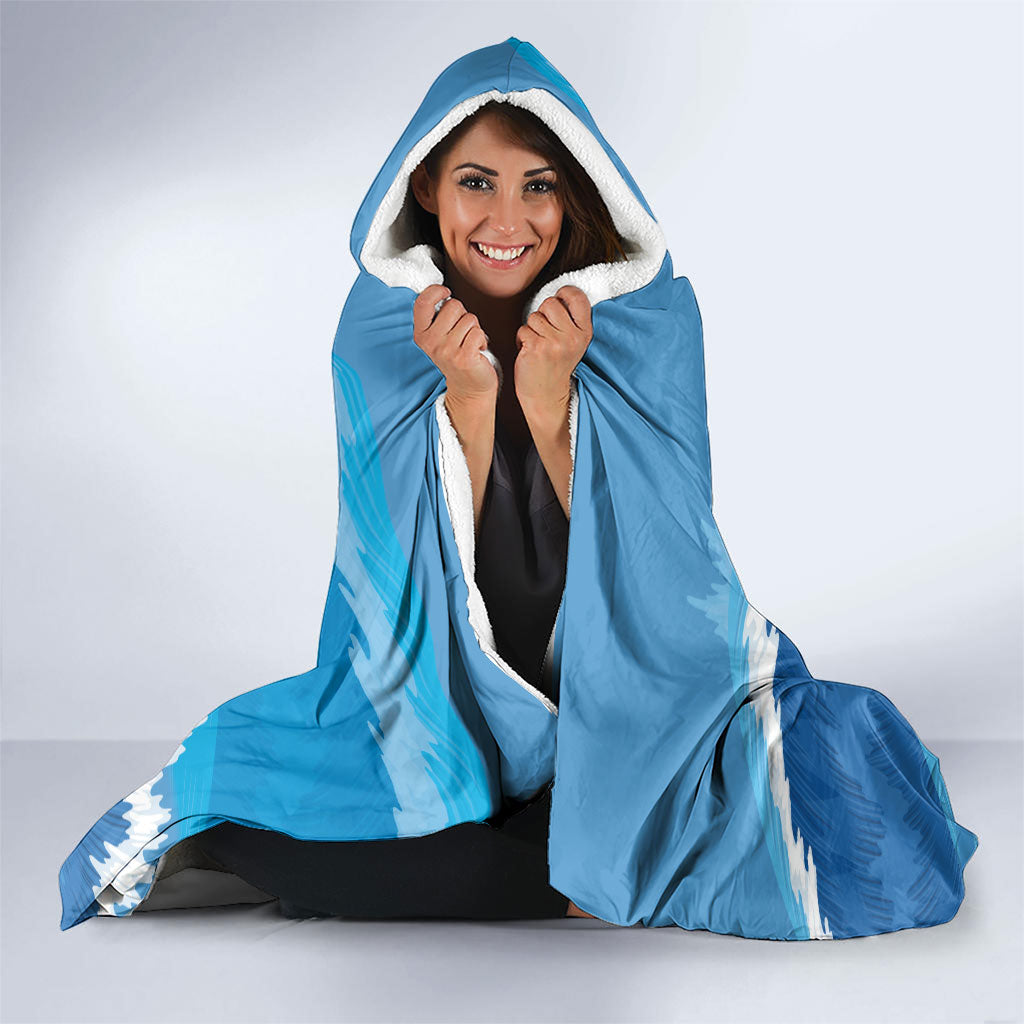 Blue Marlin Fishing Guatemala Hooded Blanket Makaira Nigricans 502 Outdoor Hobby
