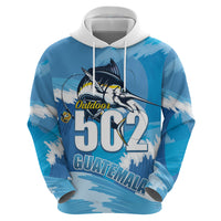 Blue Marlin Fishing Guatemala Hoodie Makaira Nigricans 502 Outdoor Hobby