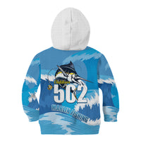 Blue Marlin Fishing Guatemala Kid Hoodie Makaira Nigricans 502 Outdoor Hobby