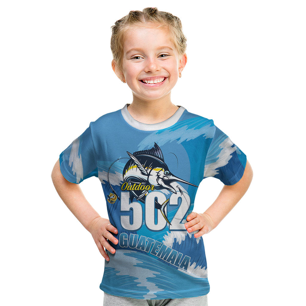 Blue Marlin Fishing Guatemala Kid T Shirt Makaira Nigricans 502 Outdoor Hobby