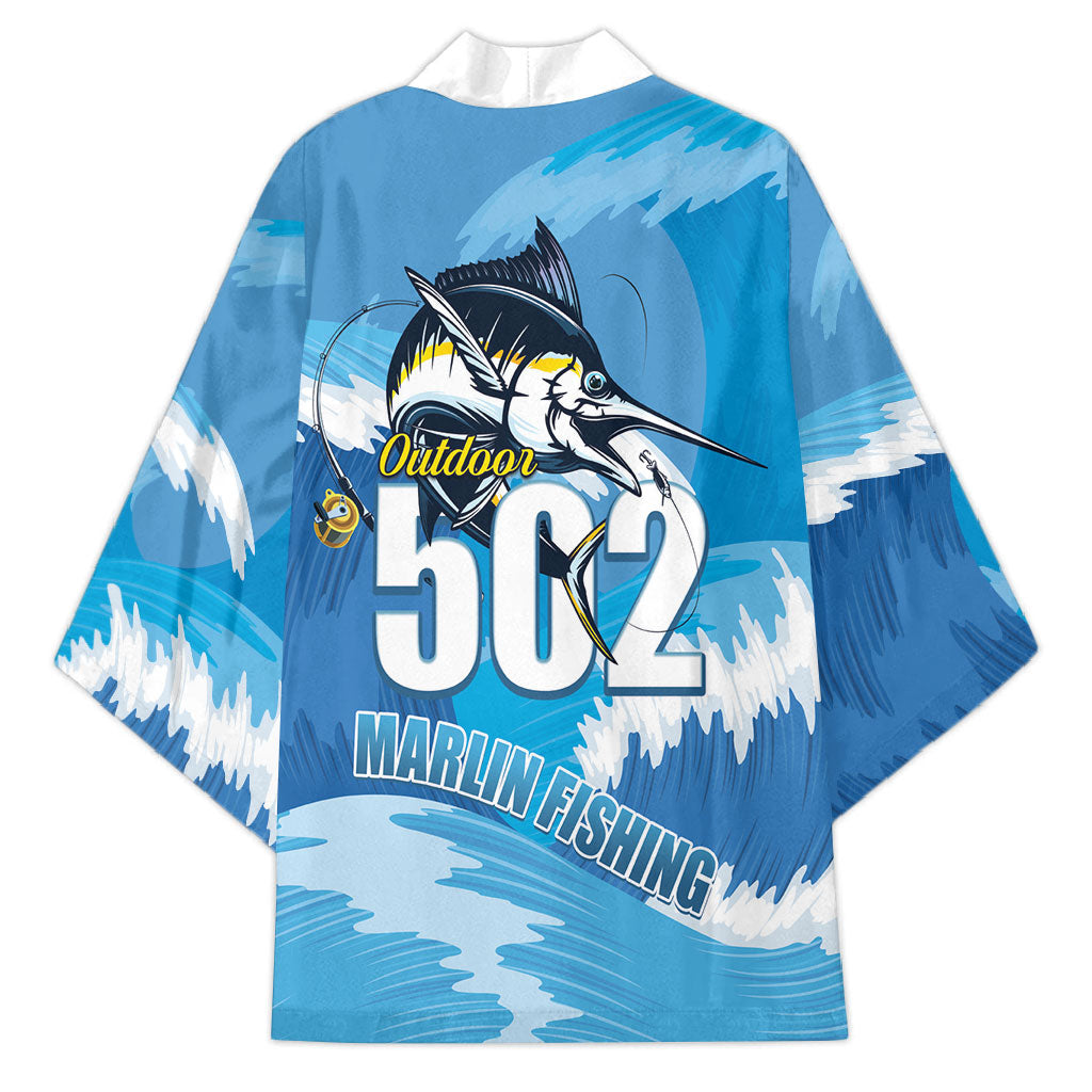 Blue Marlin Fishing Guatemala Kimono Makaira Nigricans 502 Outdoor Hobby