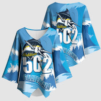 Blue Marlin Fishing Guatemala Kimono Sleeve Blouse Makaira Nigricans 502 Outdoor Hobby