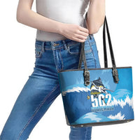 Blue Marlin Fishing Guatemala Leather Tote Bag Makaira Nigricans 502 Outdoor Hobby