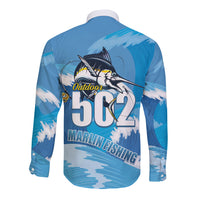 Blue Marlin Fishing Guatemala Long Sleeve Button Shirt Makaira Nigricans 502 Outdoor Hobby