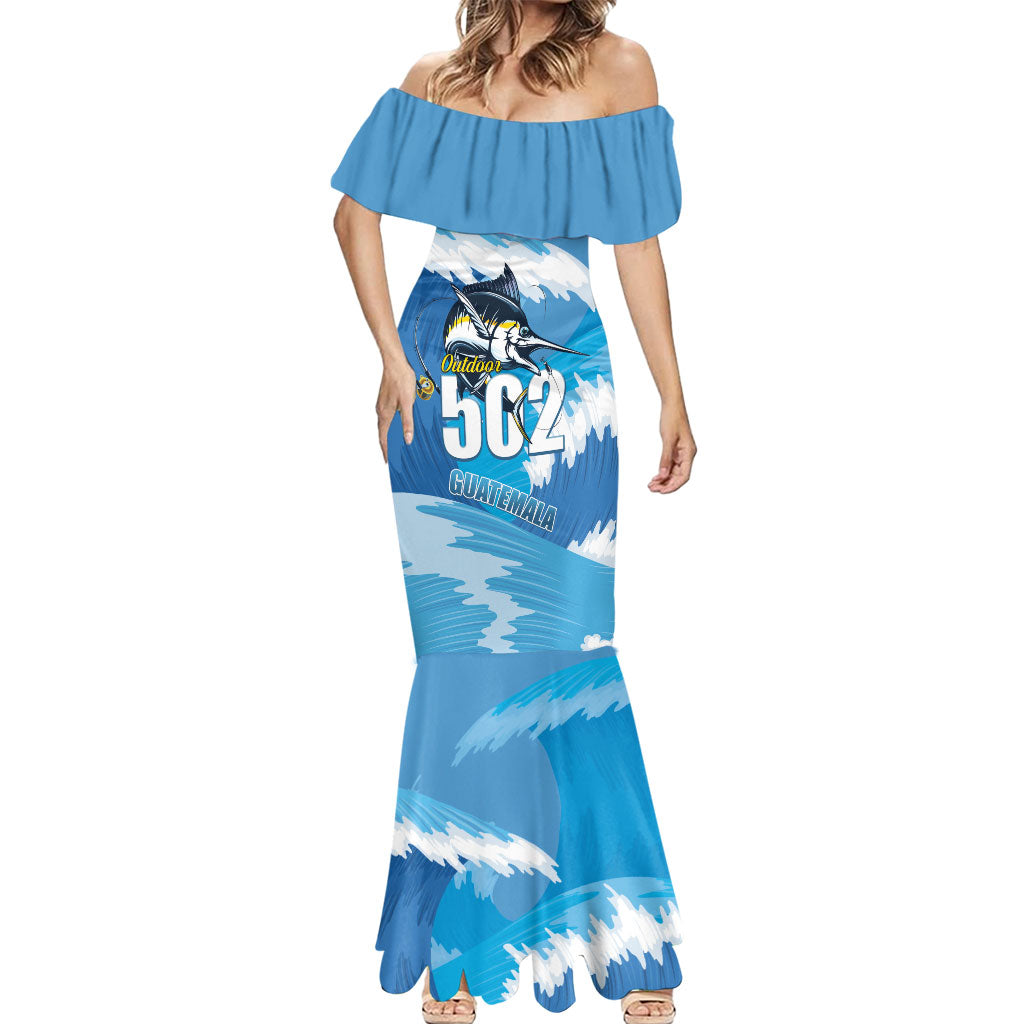 Blue Marlin Fishing Guatemala Mermaid Dress Makaira Nigricans 502 Outdoor Hobby