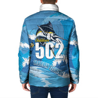 Blue Marlin Fishing Guatemala Padded Jacket Makaira Nigricans 502 Outdoor Hobby