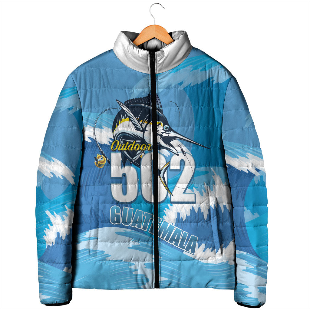 Blue Marlin Fishing Guatemala Padded Jacket Makaira Nigricans 502 Outdoor Hobby