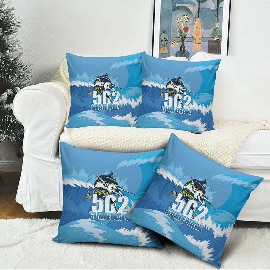 Blue Marlin Fishing Guatemala Pillow Cover Makaira Nigricans 502 Outdoor Hobby