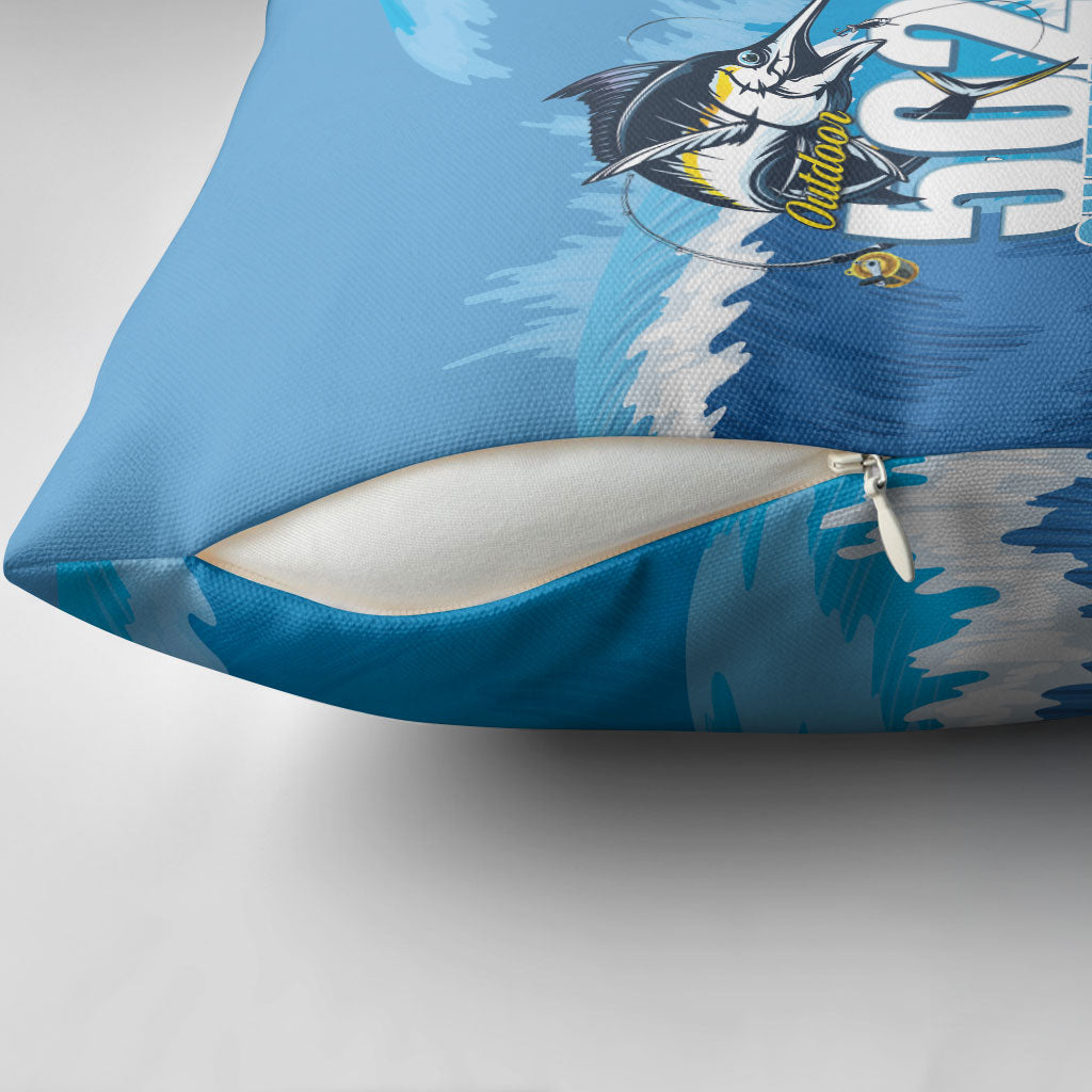 Blue Marlin Fishing Guatemala Pillow Cover Makaira Nigricans 502 Outdoor Hobby