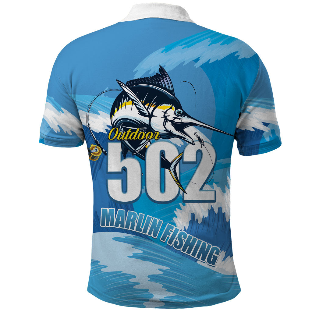 Blue Marlin Fishing Guatemala Polo Shirt Makaira Nigricans 502 Outdoor Hobby