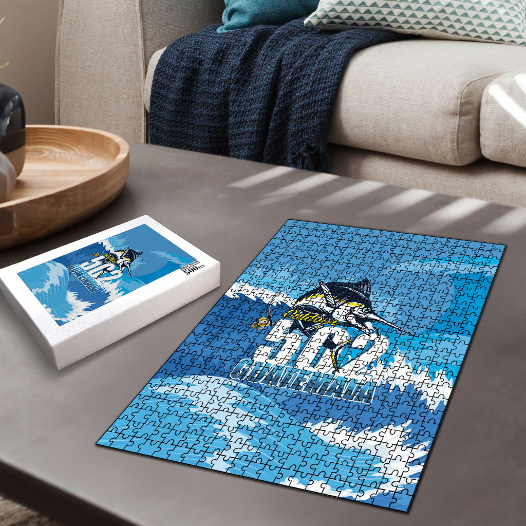 Blue Marlin Fishing Guatemala Puzzle Makaira Nigricans 502 Outdoor Hobby