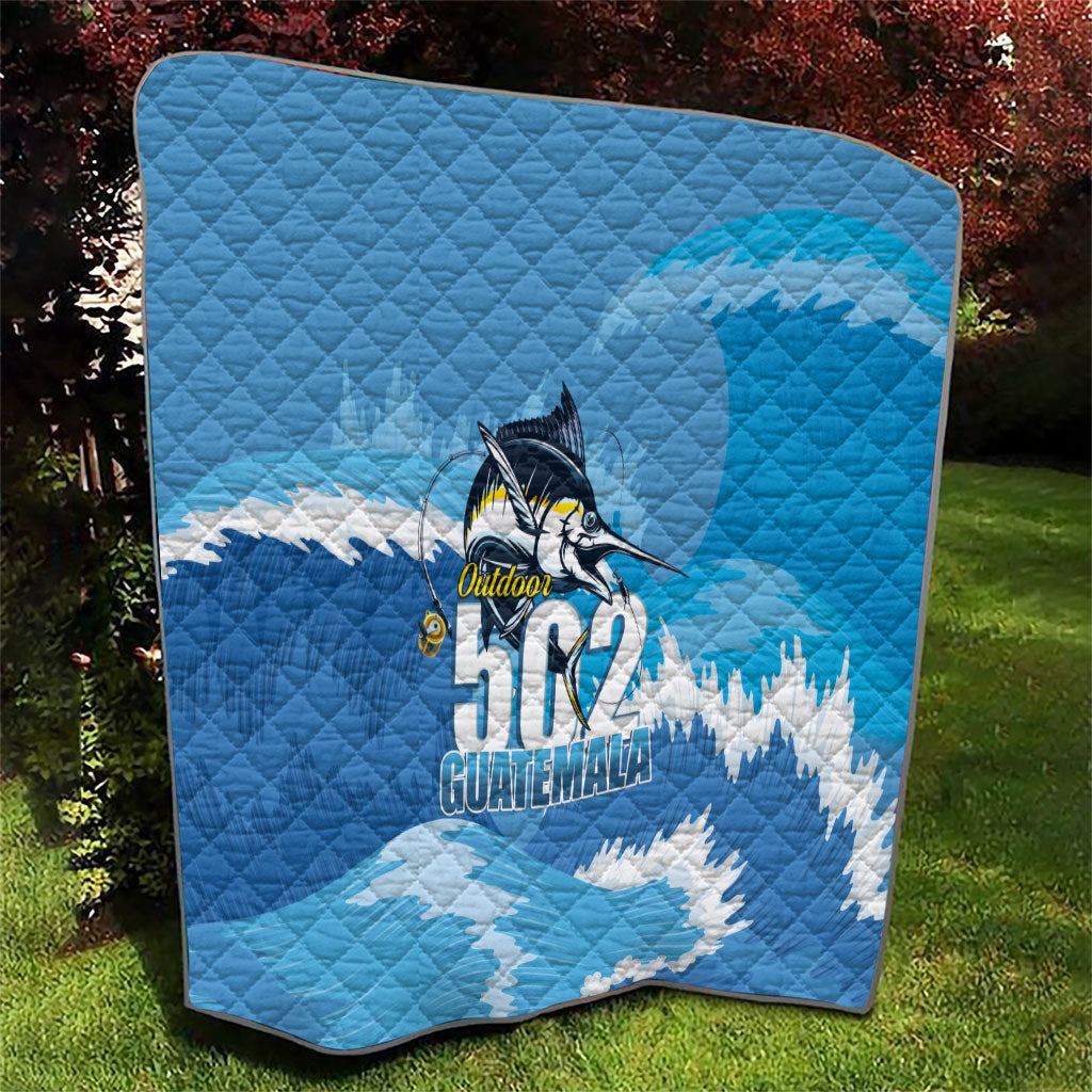 Blue Marlin Fishing Guatemala Quilt Makaira Nigricans 502 Outdoor Hobby