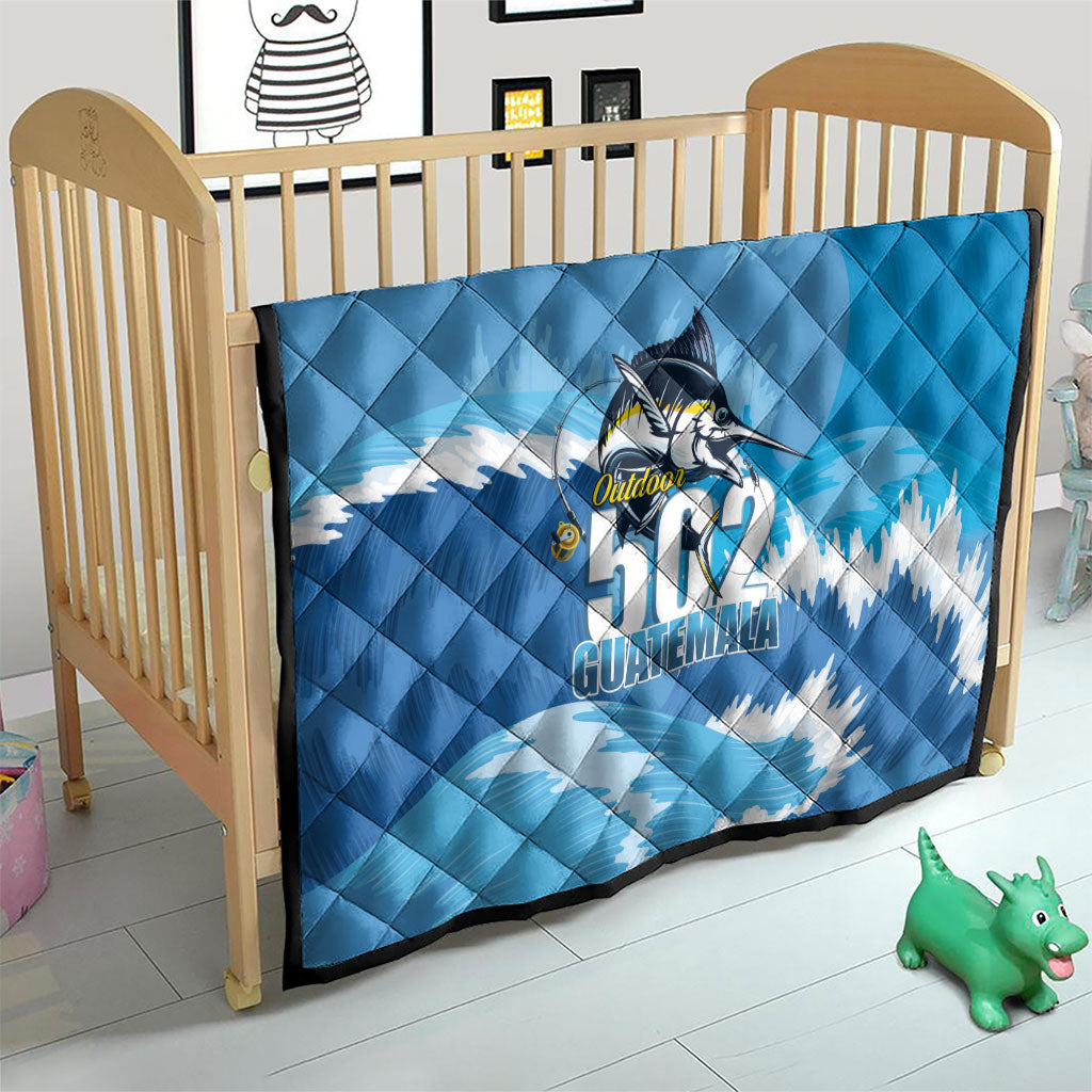 Blue Marlin Fishing Guatemala Quilt Makaira Nigricans 502 Outdoor Hobby