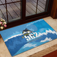 Blue Marlin Fishing Guatemala Rubber Doormat Makaira Nigricans 502 Outdoor Hobby