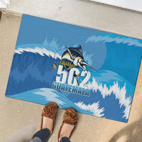 Blue Marlin Fishing Guatemala Rubber Doormat Makaira Nigricans 502 Outdoor Hobby