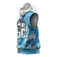 Blue Marlin Fishing Guatemala Sleeveless Hoodie Makaira Nigricans 502 Outdoor Hobby