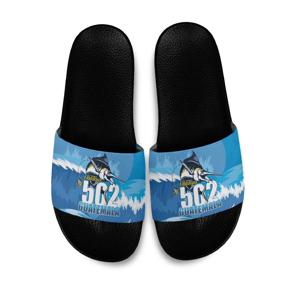 Blue Marlin Fishing Guatemala Slide Sandals Makaira Nigricans 502 Outdoor Hobby