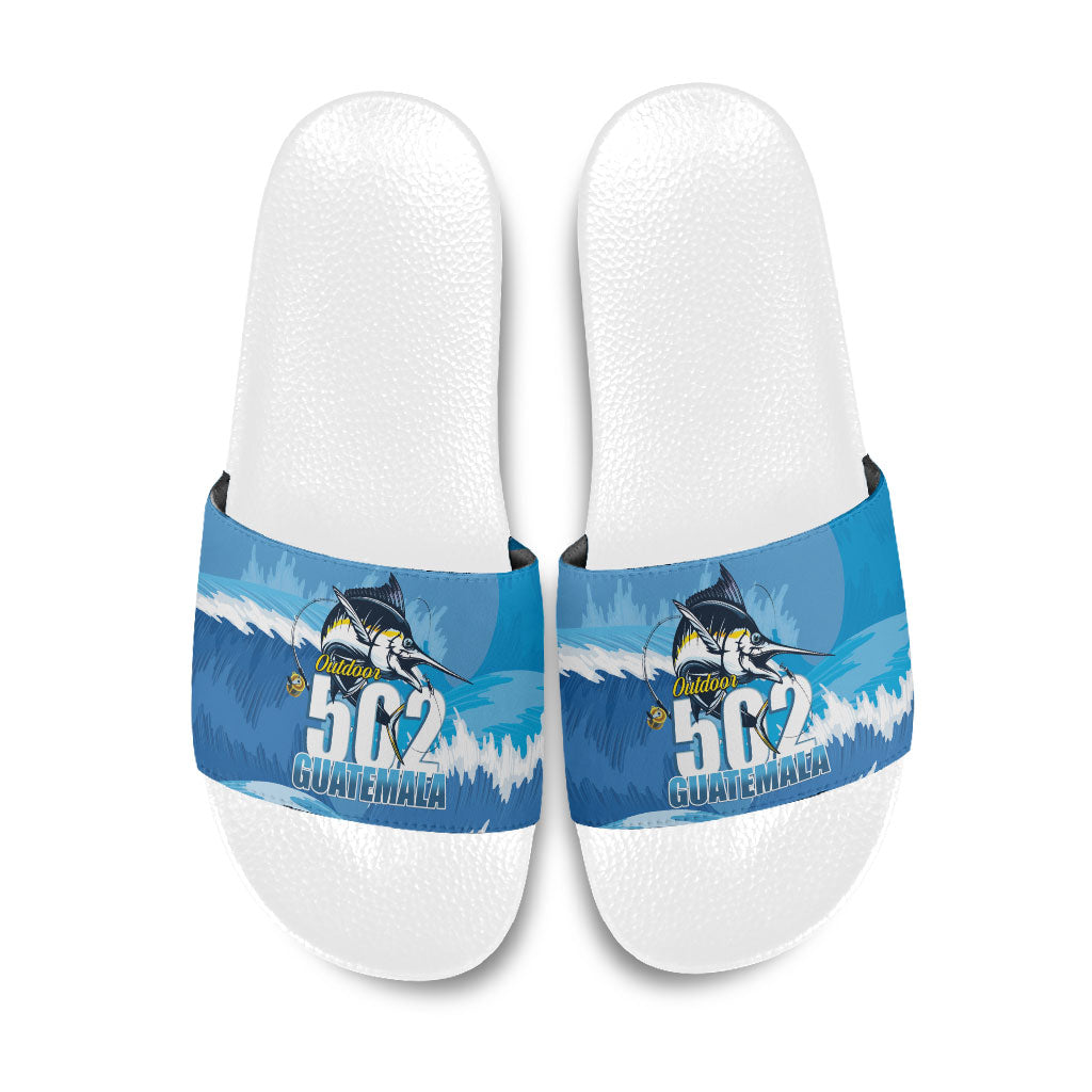 Blue Marlin Fishing Guatemala Slide Sandals Makaira Nigricans 502 Outdoor Hobby