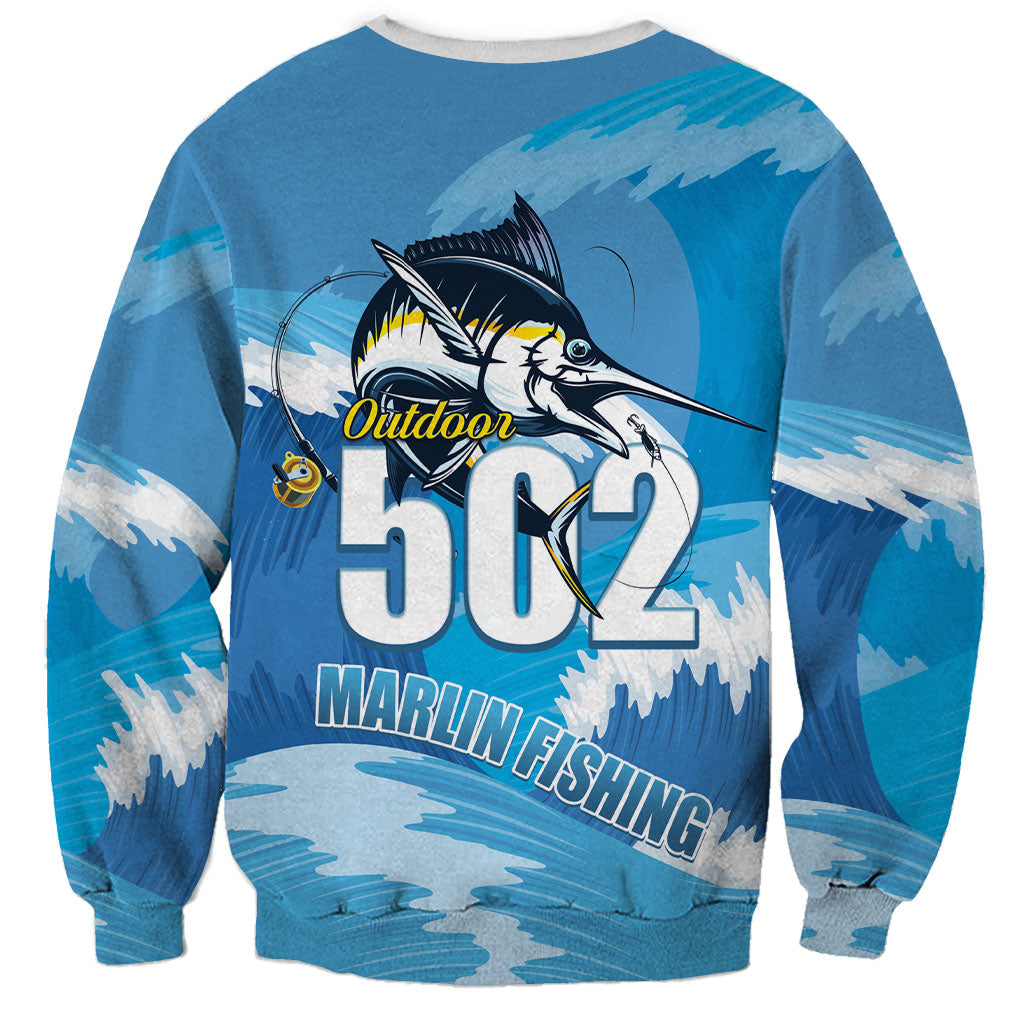 Blue Marlin Fishing Guatemala Sweatshirt Makaira Nigricans 502 Outdoor Hobby