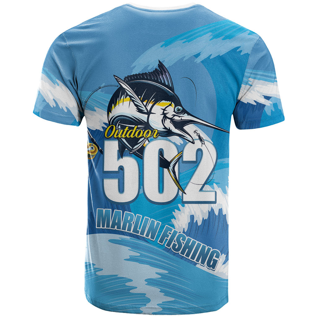 Blue Marlin Fishing Guatemala T Shirt Makaira Nigricans 502 Outdoor Hobby