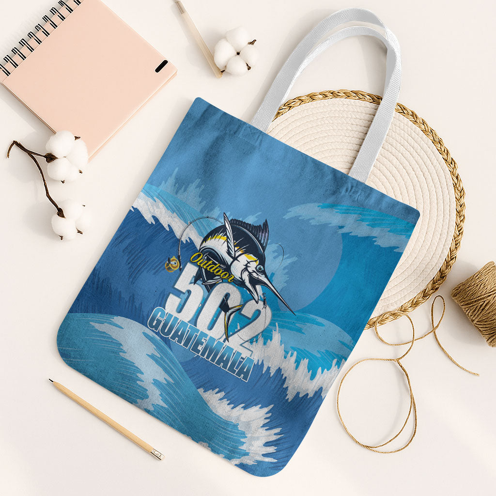Blue Marlin Fishing Guatemala Tote Bag Makaira Nigricans 502 Outdoor Hobby