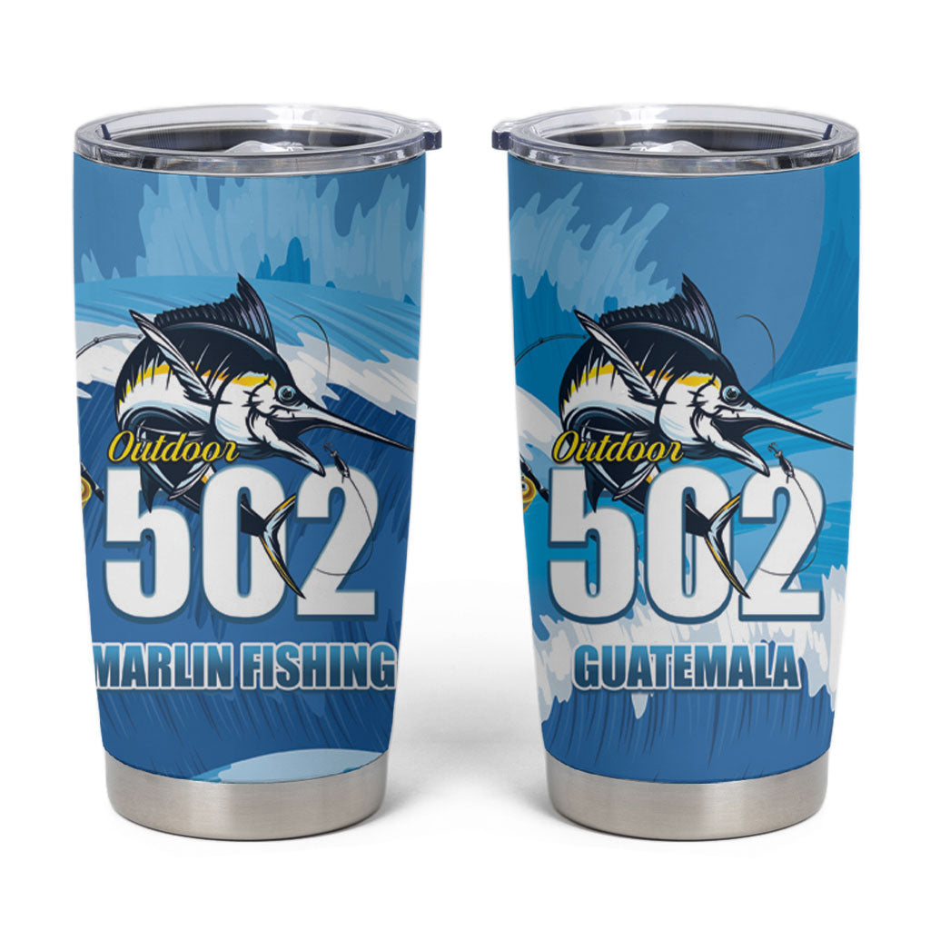 Blue Marlin Fishing Guatemala Tumbler Cup Makaira Nigricans 502 Outdoor Hobby