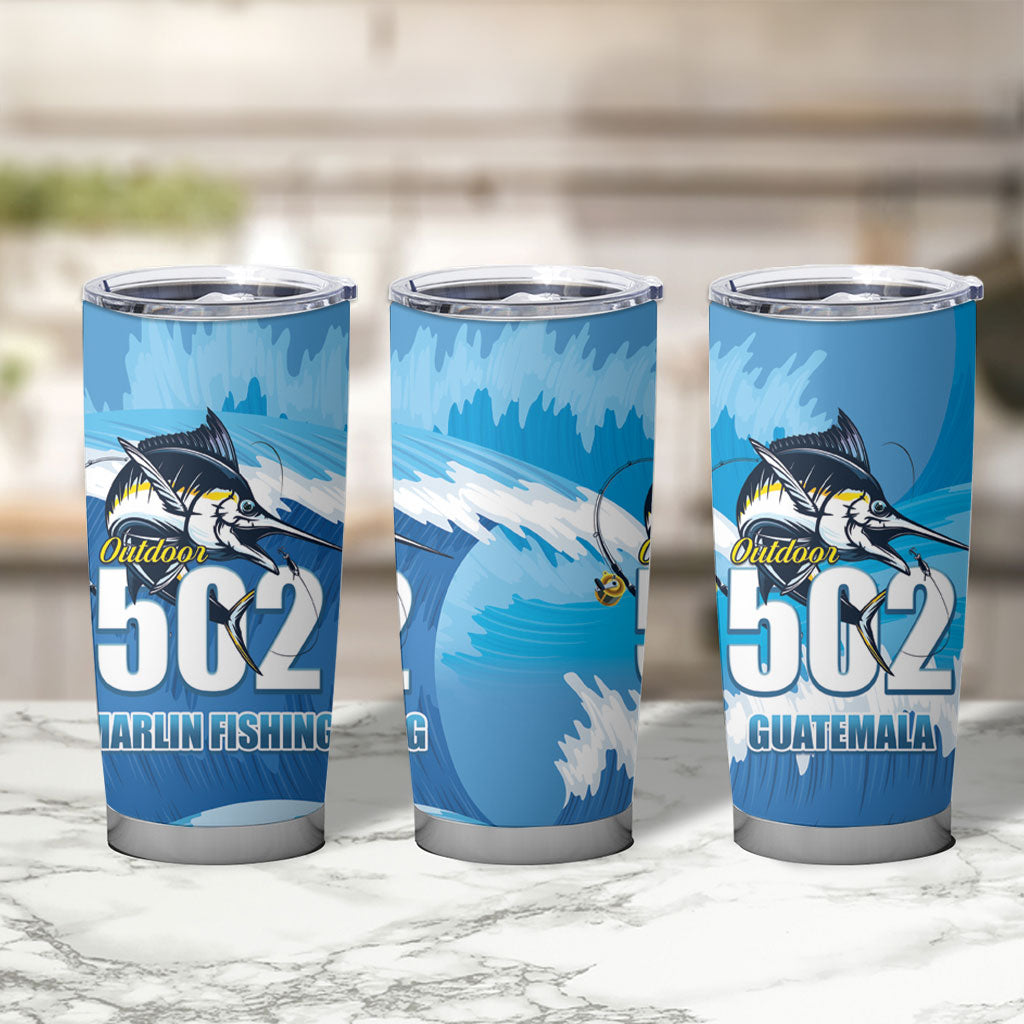 Blue Marlin Fishing Guatemala Tumbler Cup Makaira Nigricans 502 Outdoor Hobby