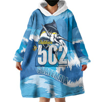 Blue Marlin Fishing Guatemala Wearable Blanket Hoodie Makaira Nigricans 502 Outdoor Hobby