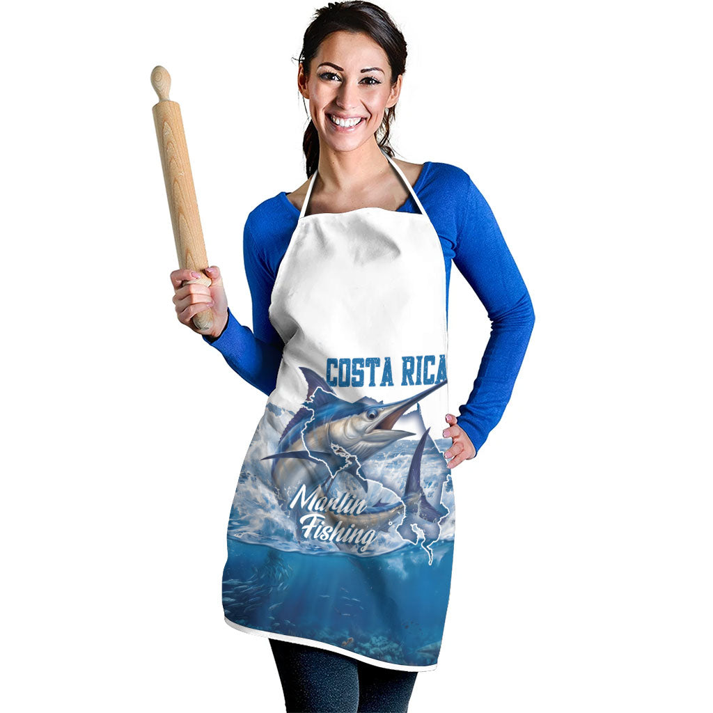 Blue Marlin Fishing Costa Rica Apron Makaira Nigricans Deep Sea Fishing