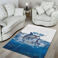 Blue Marlin Fishing Costa Rica Area Rug Makaira Nigricans Deep Sea Fishing