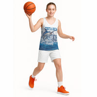 Blue Marlin Fishing Costa Rica Basketball Jersey Makaira Nigricans Deep Sea Fishing