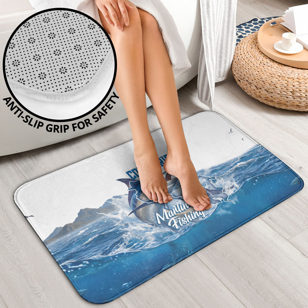 Blue Marlin Fishing Costa Rica Bathroom Set Makaira Nigricans Deep Sea Fishing