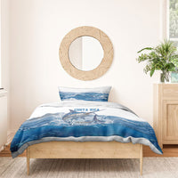 Blue Marlin Fishing Costa Rica Bedding Set Makaira Nigricans Deep Sea Fishing